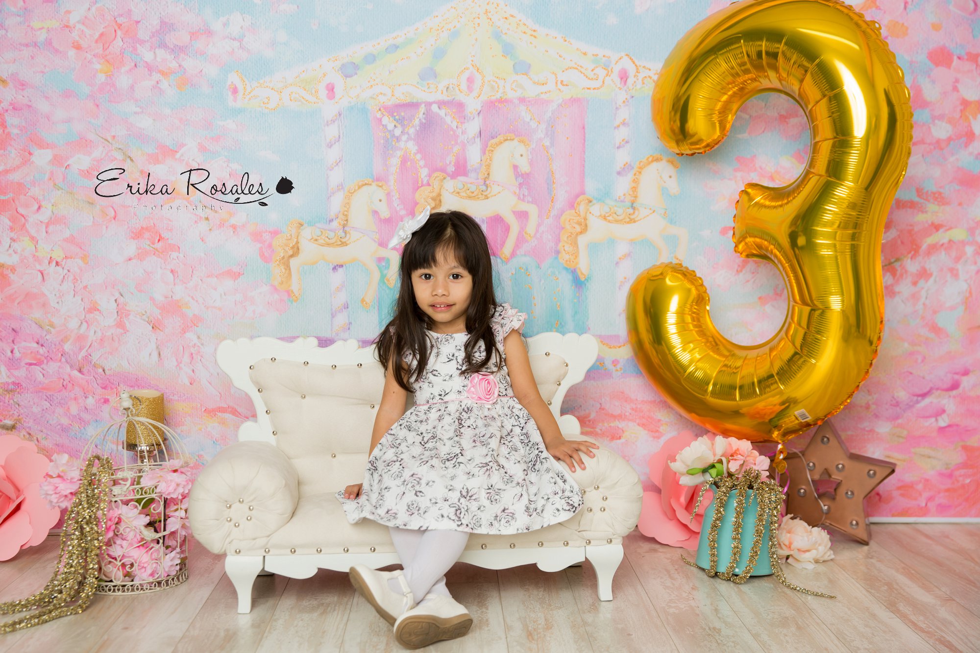 Three year cheap old girl birthday