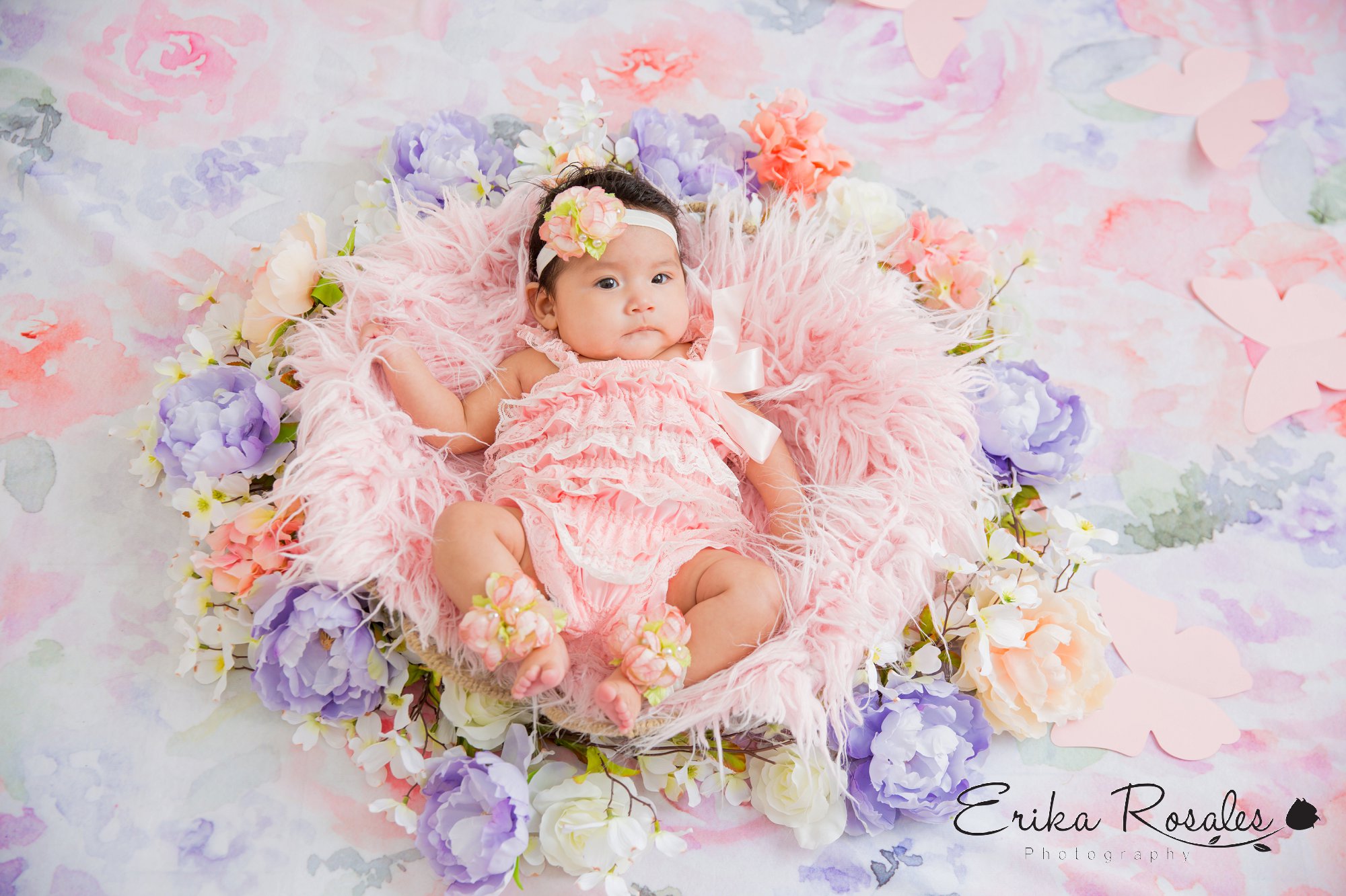 7 month girl baby photoshoot