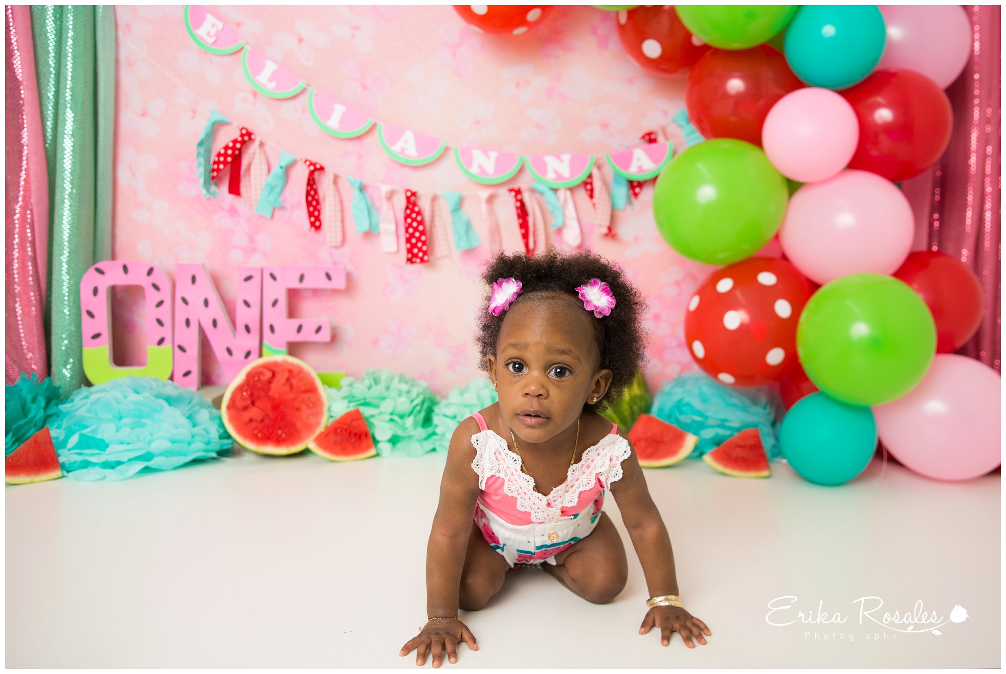 Baby sales watermelon photoshoot
