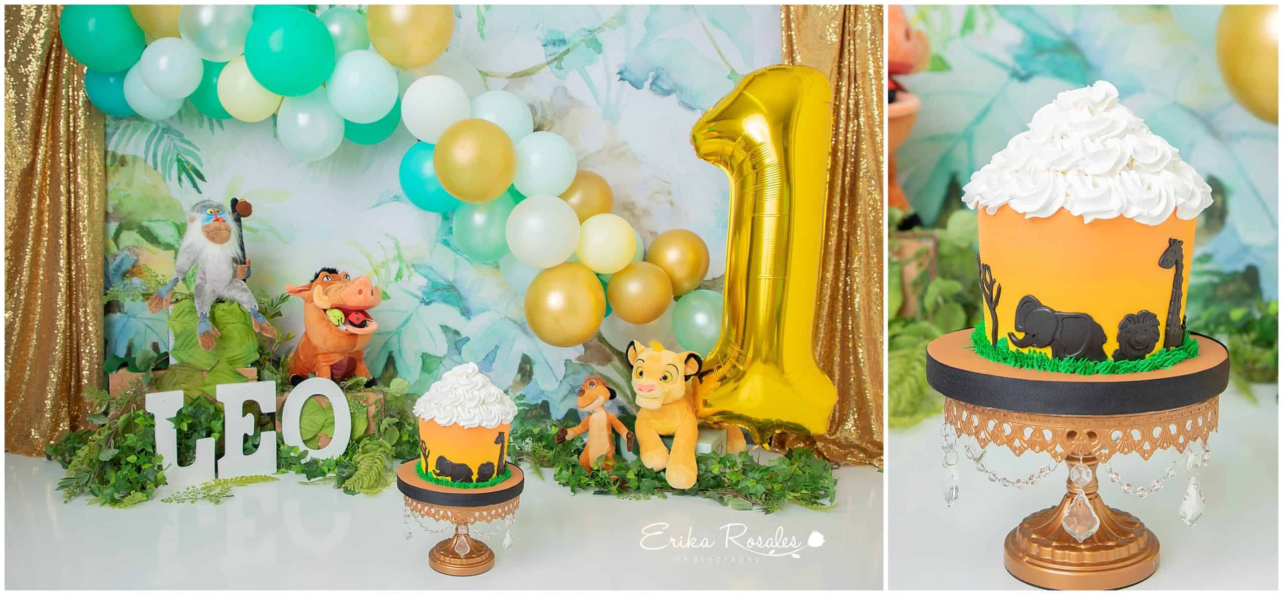 Lion King 1st Birthday Cake - B0841 – Circo's Pastry Shop
