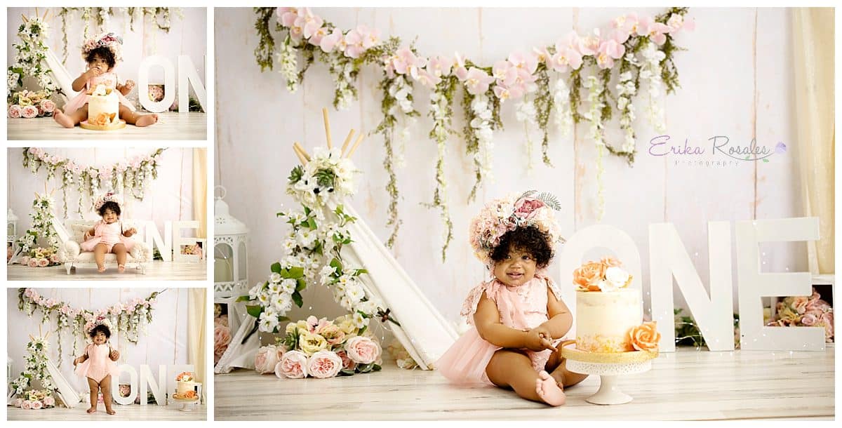 Floral Cake Smash Archives - Cleveland Newborn & Baby Photographer |  Katherine Chambers Photography